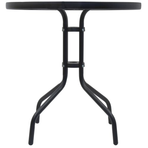  Vrtni sto prečnika 70 cm, crne boje Slike