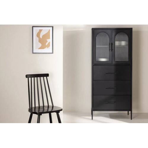 Venture Home vitrina La Paz 35 × 160 × 70 cm, crna Cene