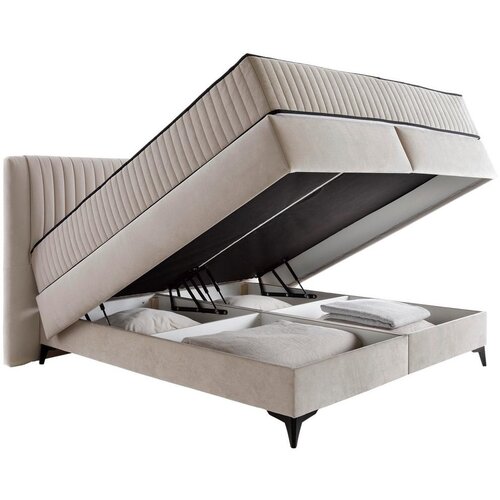 Premium Living Postelja Z Vzmetnico Dream, Bež, 140x200 Slike