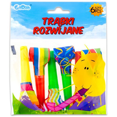 Spiralni pihalniki za zabave - 6 kosov, različne barve Cene