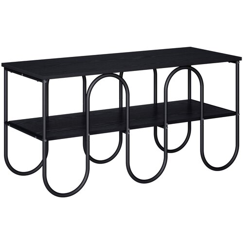  TV stalak 100 x 40 x 50 cm Crni hrast Konstruirano drvo Slike