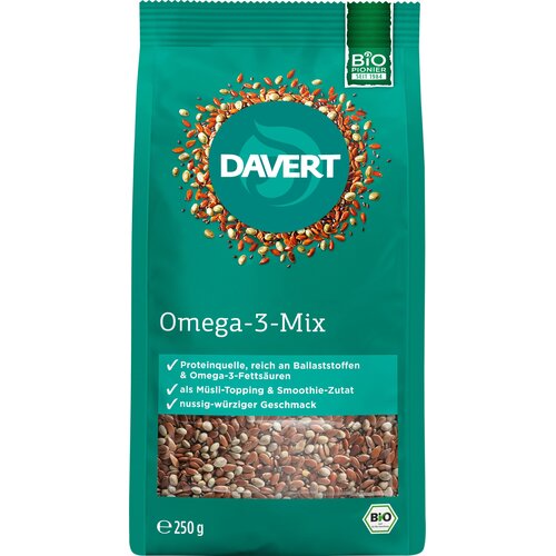 Davert Me&amp;scaron;anica Omega-3 - 250 g Slike