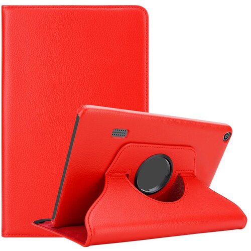 Cadorabo združljiv s Huawei v Poppy Red - za&scaron;čitni pokrov brez samodejnega zbujanja, s funkcijo stojala in zapiranjem gumijastega traku, (20608355) Cene