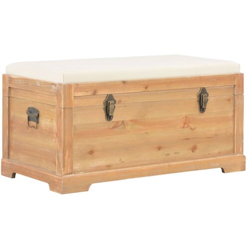  Skrinja za shranjevanje z blazino 80x40x40 cm MDF Cene