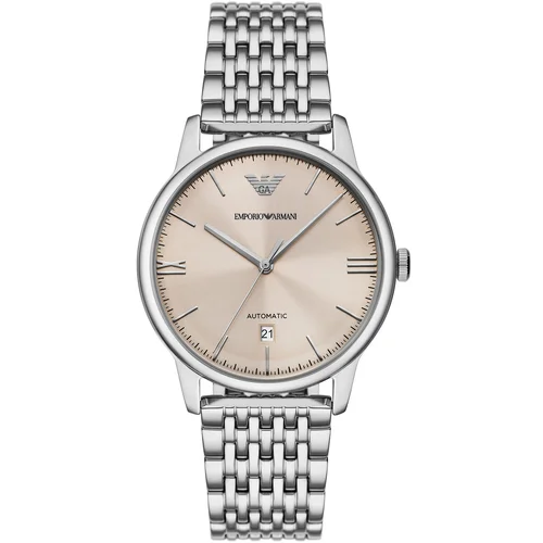 Emporio Armani Ročna ura Mesh Automatic AR60082 Srebrna