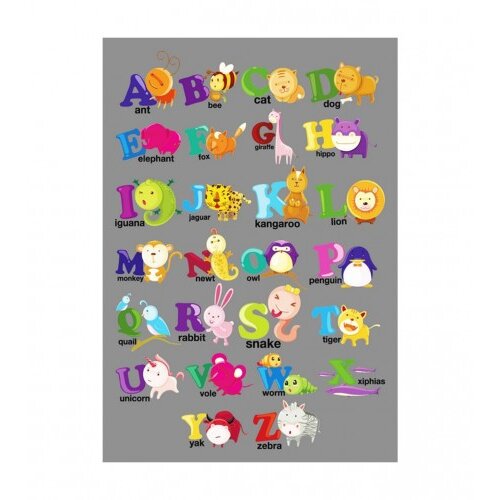 Nikotex Tepih Playroom eco 160x240cm Abeceda Slike