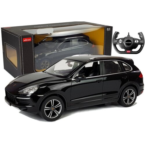  Auto na daljinsko upravljanje Porsche Cayenne Turbo Rastar 1:14- crni Cene
