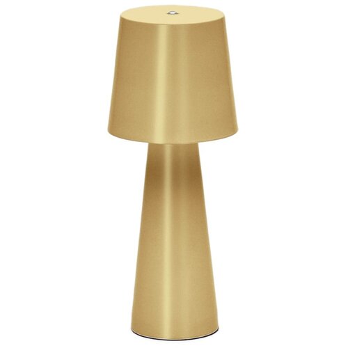 Kave Home LED zatemnitvena namizna svetilka v zlati barvi s kovinskim senčilom (višina 25 cm) Arenys – Cene