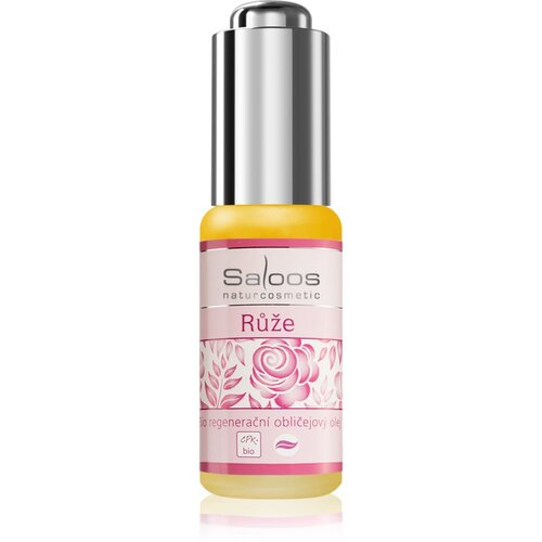 Saloos bio regenerating facial oil rose 20ml Cene