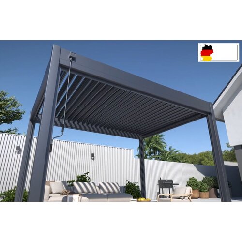 Top DELUXE ROJA PLAST - BIOKLIMATSKA PERGOLA &amp;ndash; ANTHARES - SAMOSTOJEČA/STENSKA - antrazit/bela z dostavo - tudi na obroke - preverite Slike