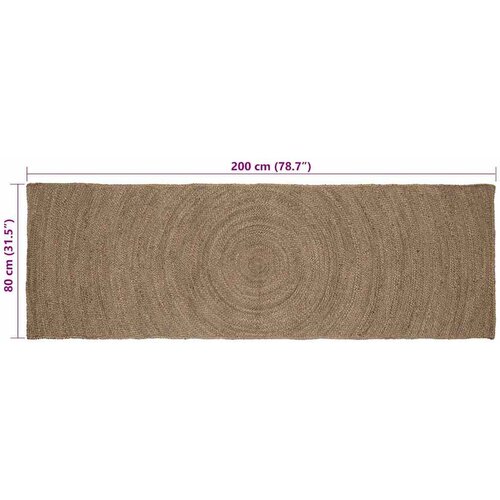  Tepisi za područja Siva 80 x 200 cm Juta Slike