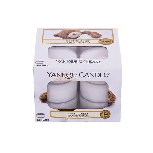 Yankee Candle Soft Blanket dišeče čajne svečke 12 x 9,8 g 117,6 g unisex