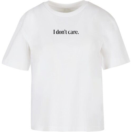 Mister Tee Women's T-shirt I Don't Care white Cene