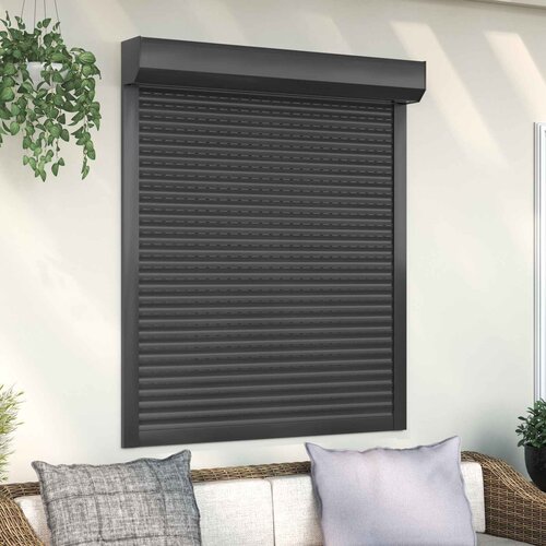  Roletna Antracit 110 x 130 cm Aluminij i poliuretan Cijene