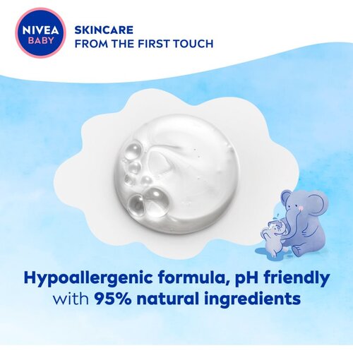 Nivea Baby Body Wash Mild Bath gel za prhanje in umivanje za nežno kopel 450 ml za otroke Slike