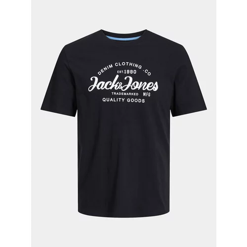 Jack & Jones Majica Forest 12247972 Črna Standard Fit