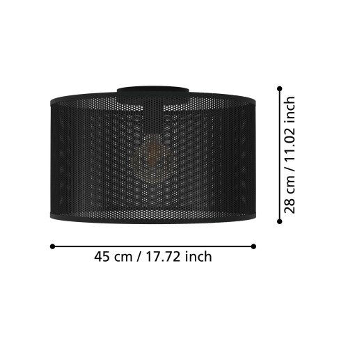 Eglo 43794 - plafonsko svetlo manby 1xE27/40W/230V Slike