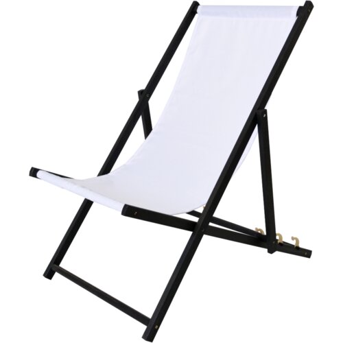 Vrtni ležalniki in počivalniki Bahama lesena sedežna garnitura iz poliestra, obarvana črno – BELA Cene