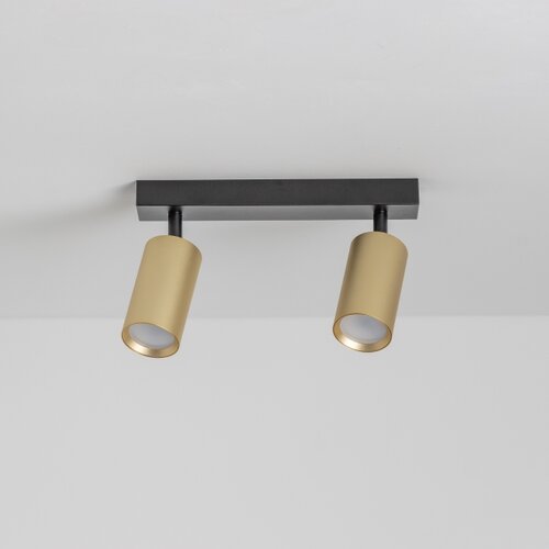  Brilagi - LED RGBW prigu&amp;scaron;iva spot svetlo SELE GOLDEN 2xGU10/6W/230V crna/zlatna Slike