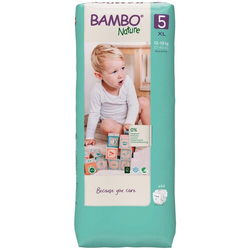Bambo Nature pelene Nature, Junior 5, 12-18 kg, duo pack, 44 kom 1000019265 Slike