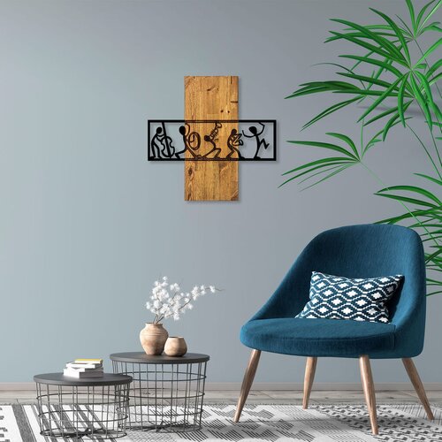 Wallity zidna dekoracija MA-301, 58 x 61 cm, smeđa Cene