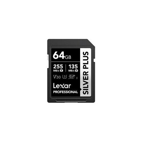 Lexar 64 GB Professional SILVER PLUS UHS-I SDXC Memory Card R 255 Mb/s W 135 Mb/s Cijene