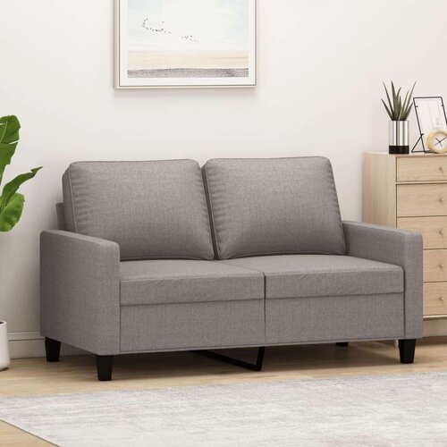  Dvosjed od tkanine smeđesivi 120 cm Cijene