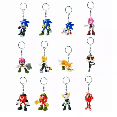 PMI sonic prime - sonic characters collectible keychain Cene
