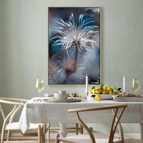  Slika - Plant in Blues (1 Part) Vertical 40x60 Slike