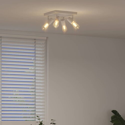  Stropni reflektor Bijelo 26,5 x 26 x 11,5 cm Metal Slike
