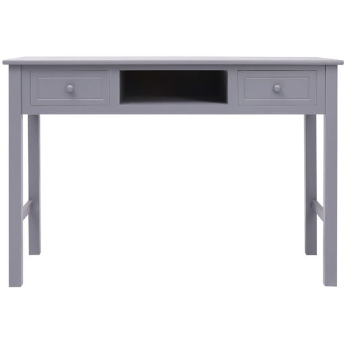  Pisaći stol sivi 110 x 45 x 76 cm drveni Slike
