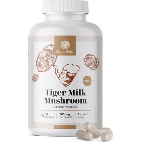 Tiger Milk Mushroom 300 mg - 90 kaps. Cijene