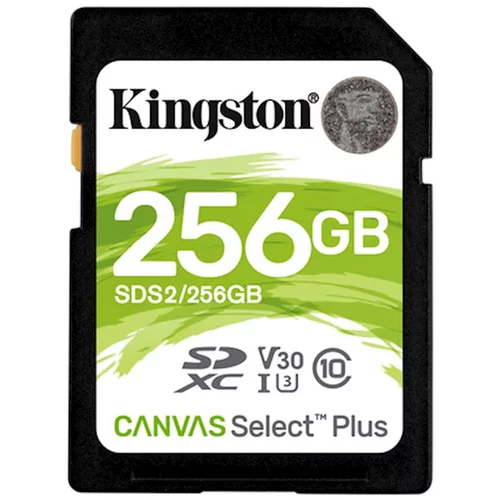 Kingston spominska kartica canvas select plus sdxc class 10 uhs-i U1, 256 gb
