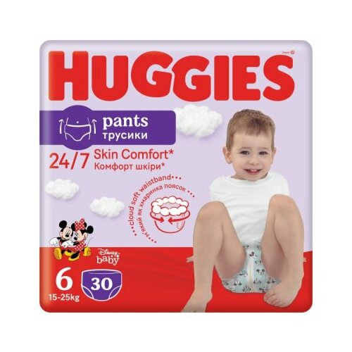 Huggies pelene za decu pants 15-25KG jumbo 6 30/1 Slike