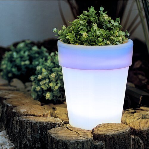 Garden of Eden Okrasni lonec za rože s solarno svetilko 4 LED 16,5 X 19cm Cene