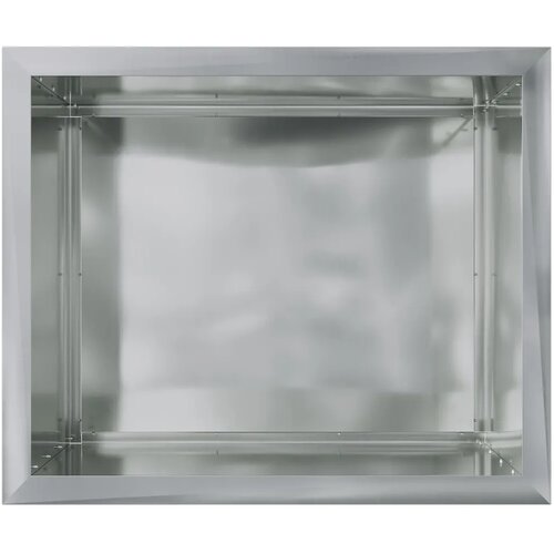  Vrtna posuda za sadnju s LED svjetlom 2 kom. Srebrna - Pocinčani čelik 50 x 60 x 48 cm 2 Slike
