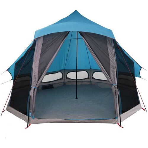 Tipi &amp;scaron;ator s krovom s pohranom Plava 404 x 370 x 270 cm taft Slike