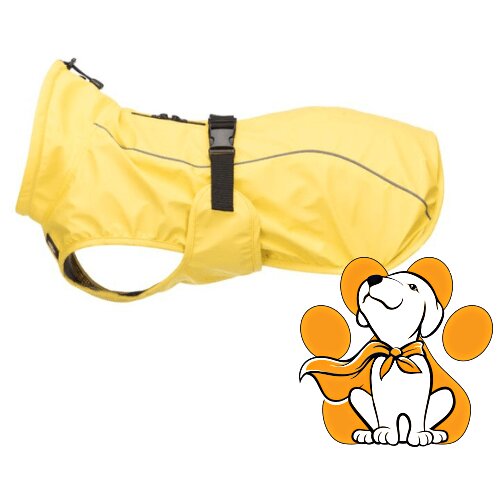 Trixie Vimy Raincoat Yellow M 50cm, Žuti Kišni Mantil Za Srednje Rase Pasa Cene