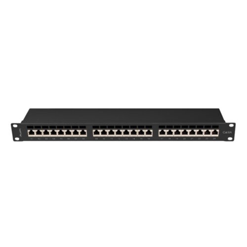 Lanberg Patch Panel 24 Port 1U 19 ''Cat.6a ftp Črni (20754943) Cene