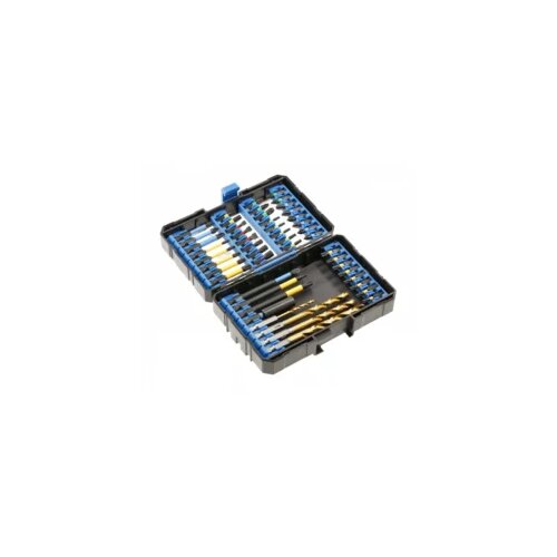 Hoegert 56-dijelni set udarnih bitova i burgija za metal HT1S803 Slike