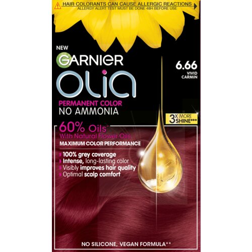 Garnier Olia boja za kosu 6.66 karmin crvena Cene
