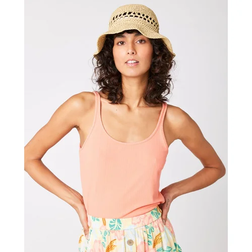 Rip Curl AMANTEA RIB TOP Coral Tank Top