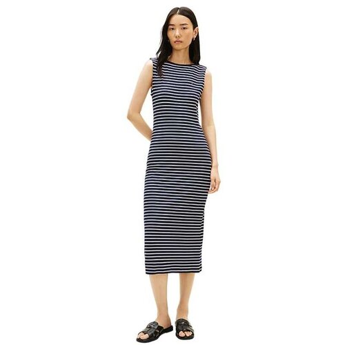 Tommy Hilfiger prugasta midi haljina Cene