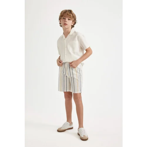 Defacto Boy's Linen Look Shorts