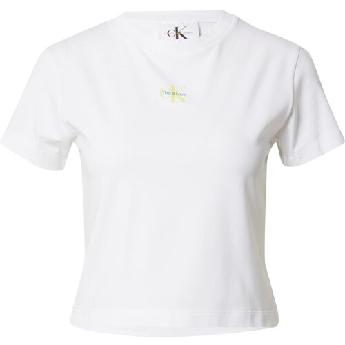 Calvin Klein Jeans Majica modra / rumena / bela Slike