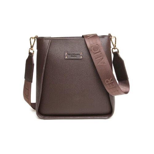 Fancy Metal Goods Ltd Alice Wheeler - Torba - Kensington, Chocolate, Crossbody Cene