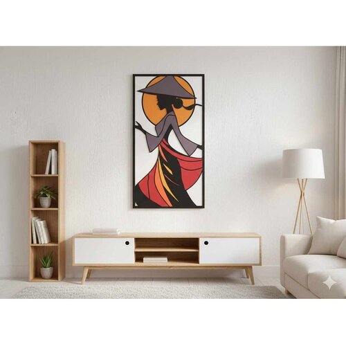 WALLXPERT Dekorativna uramljena slika, 40x68cm, Šarena Cene
