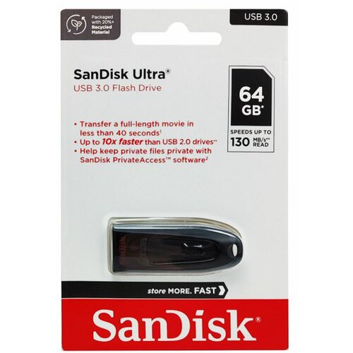San Disk USB 3.0 FLASH DRIVE ULTRA 64GB - USB stik Cijene
