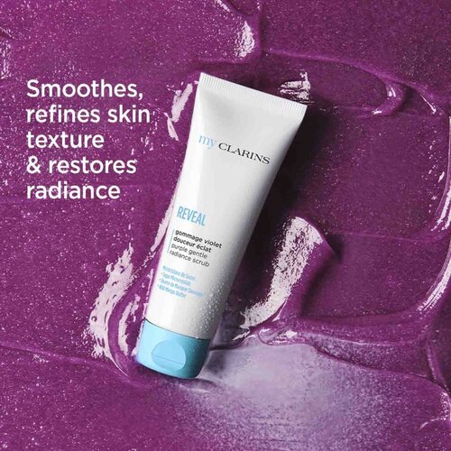 Clarins My Reveal Purple Gentle Radiance Scrub obnavljajući piling 50 ml Slike