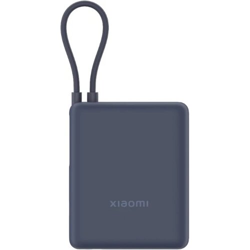 Xiaomi 33W Power Bank 10000mAh (Integrated Cable) Ice Blue GL Slike